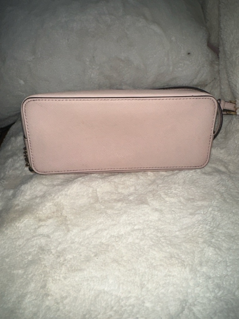 MICHAEL KORS Blush Pink Saffiano Leather Crossbody Bag - Picture 6 of 8